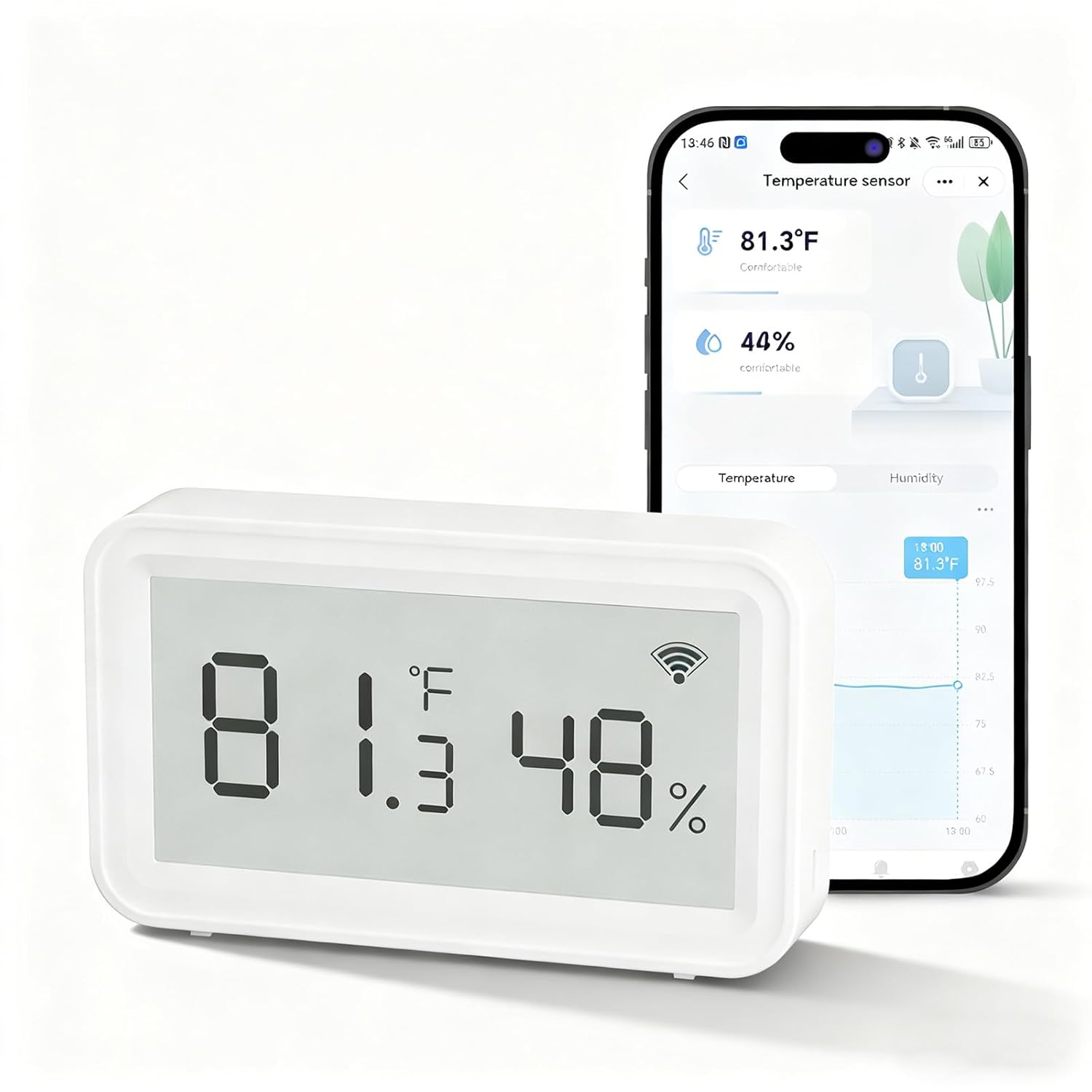 Smart WiFi Thermometer Hygrometer