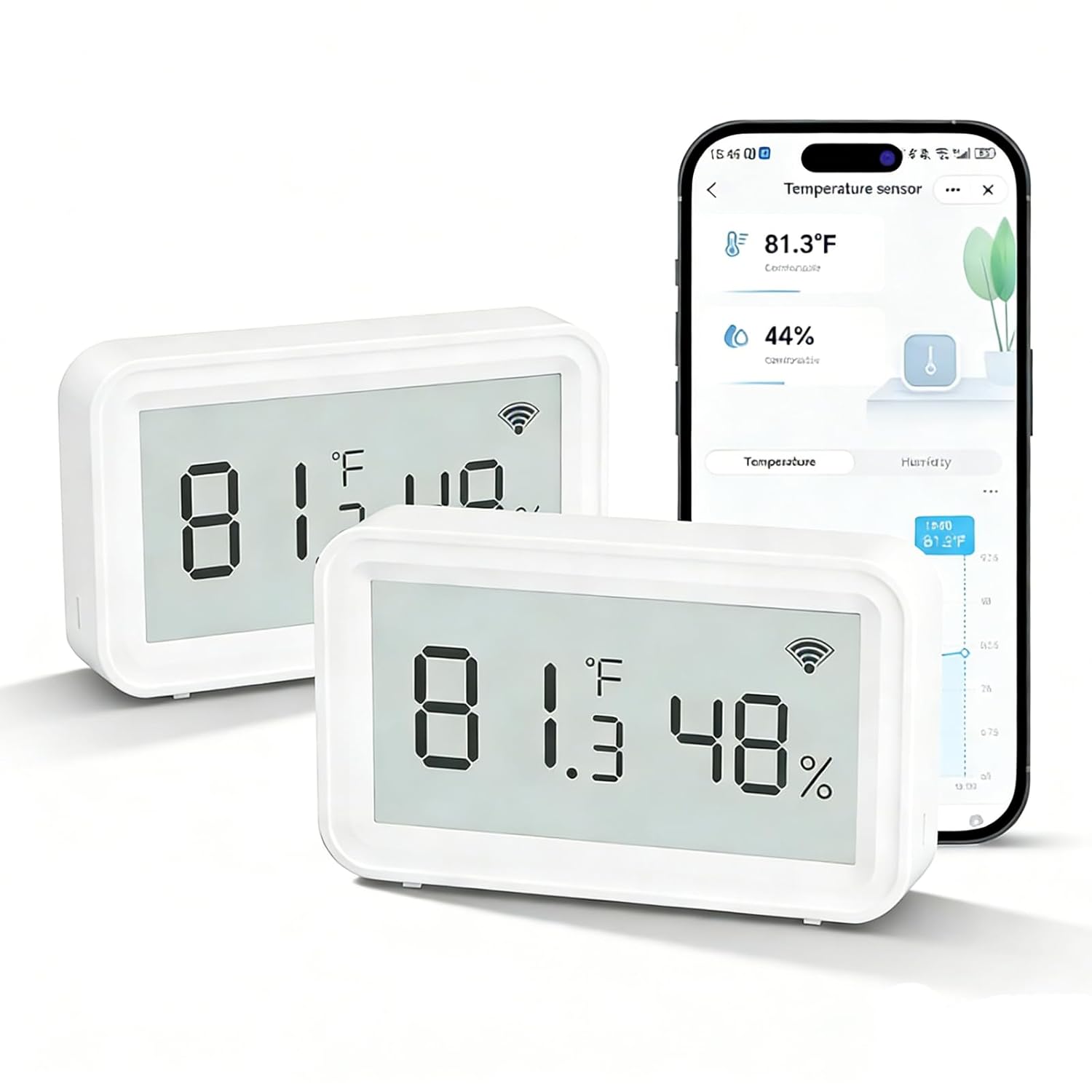 Smart WiFi Thermometer Hygrometer
