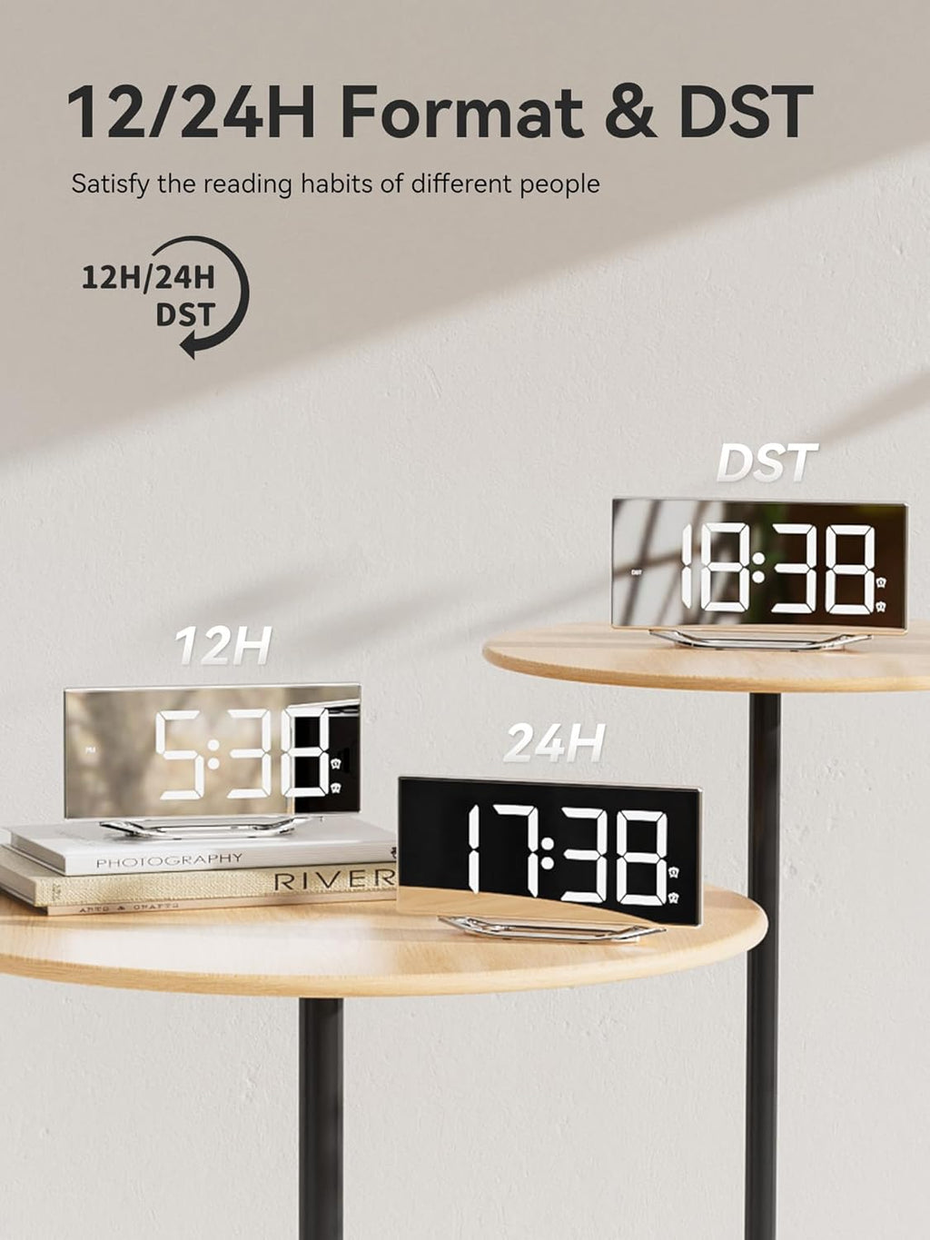 Digital Clock for Living Room
