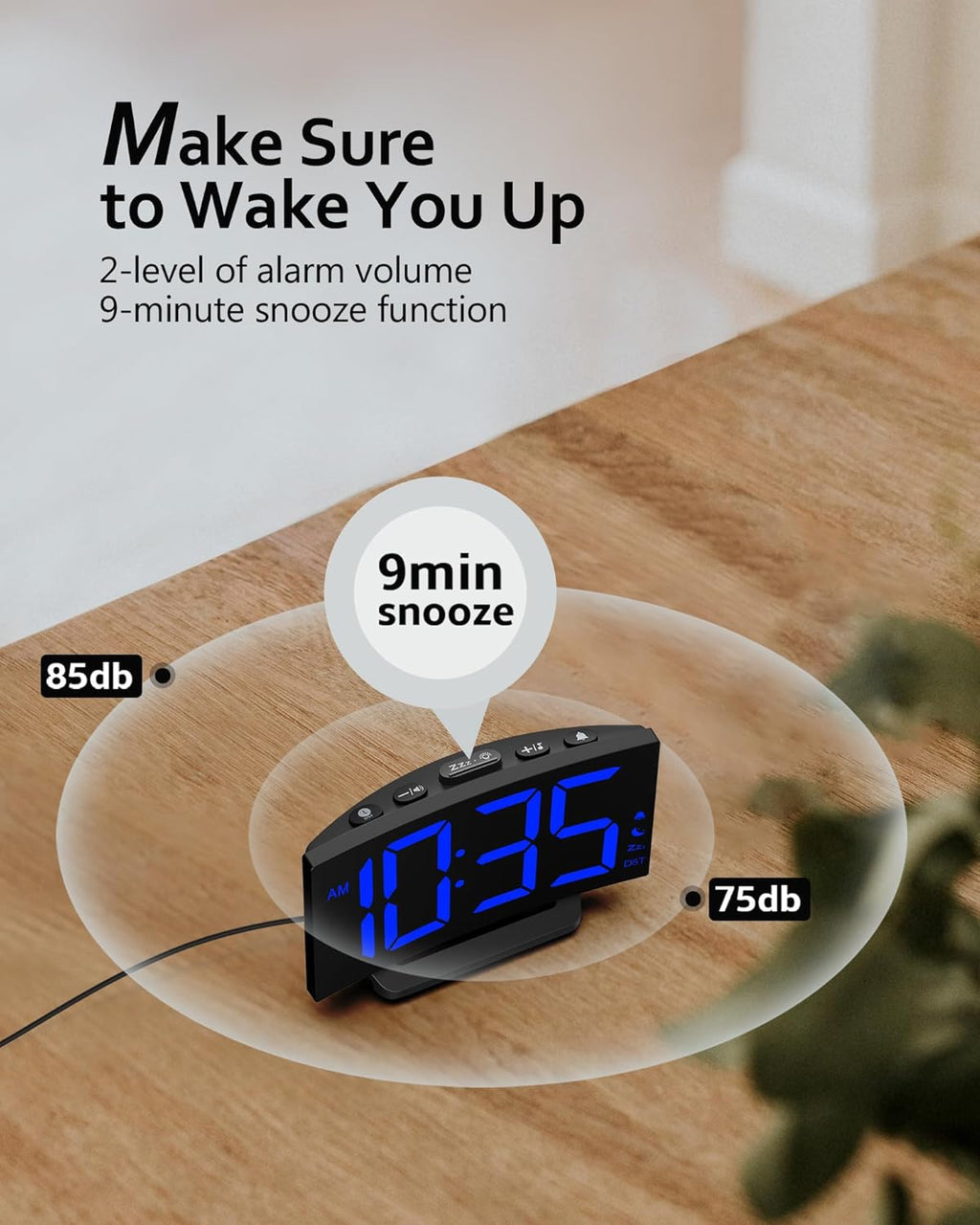 Digital Alarm Clock for Bedrooms