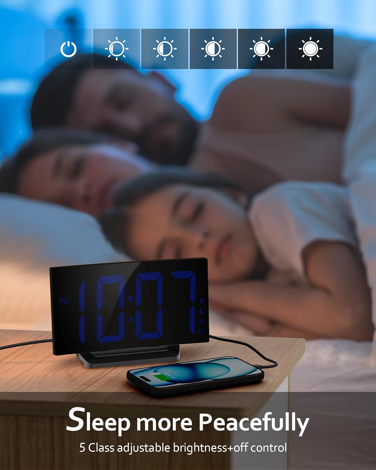 Digital Alarm Clock for Bedrooms