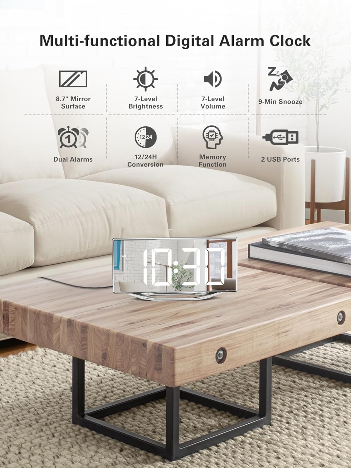 Digital Clock for Living Room