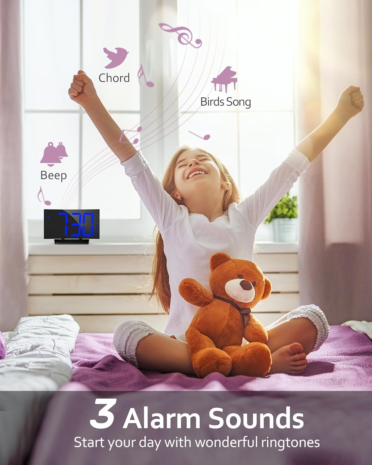 Digital Alarm Clock for Bedrooms