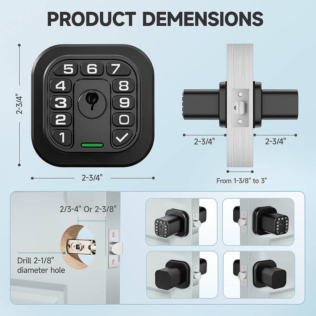 Fingerprint Door knob